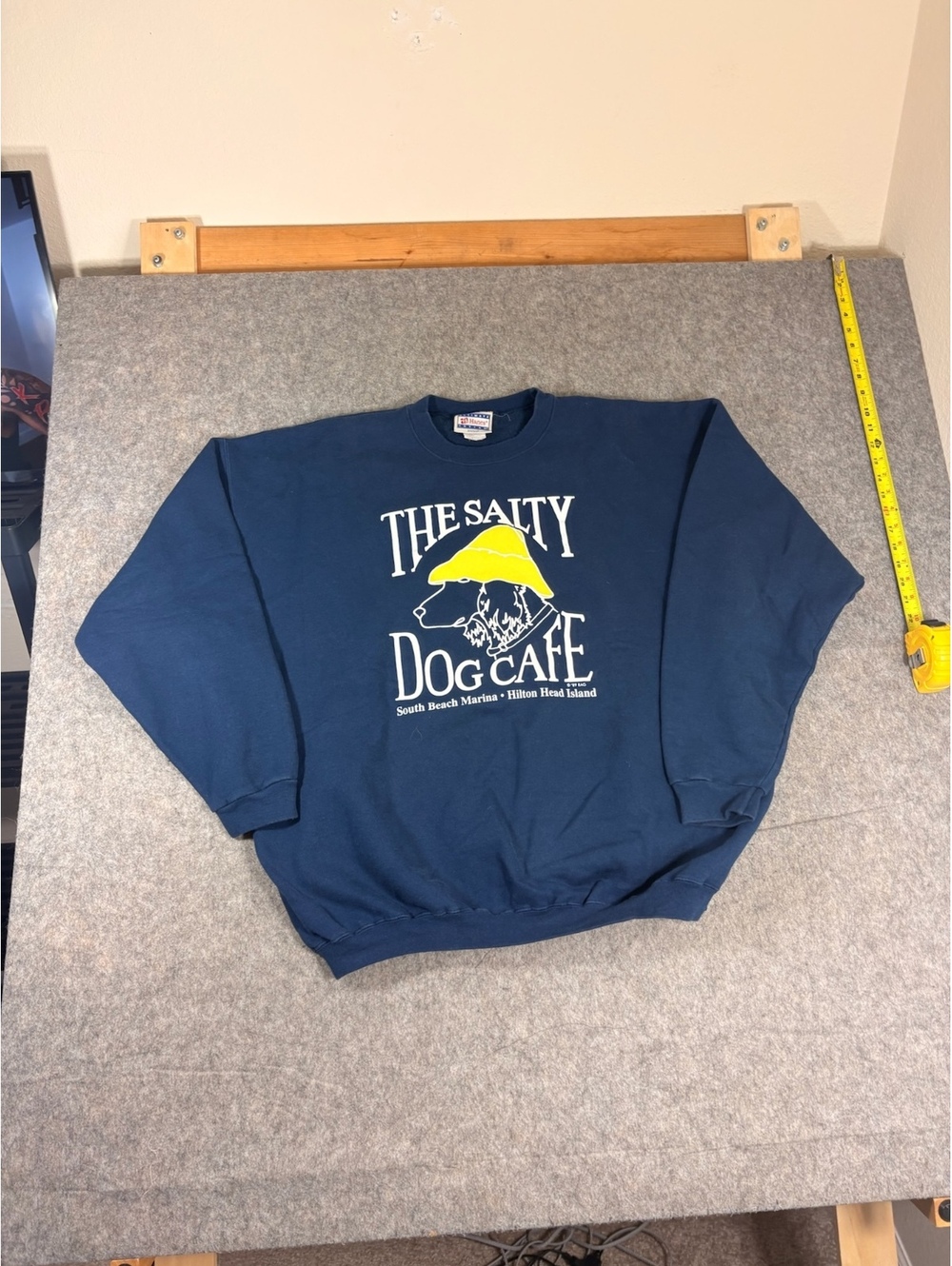 Vintage The Salty Dog Cafe blue sweatshirt Size XL